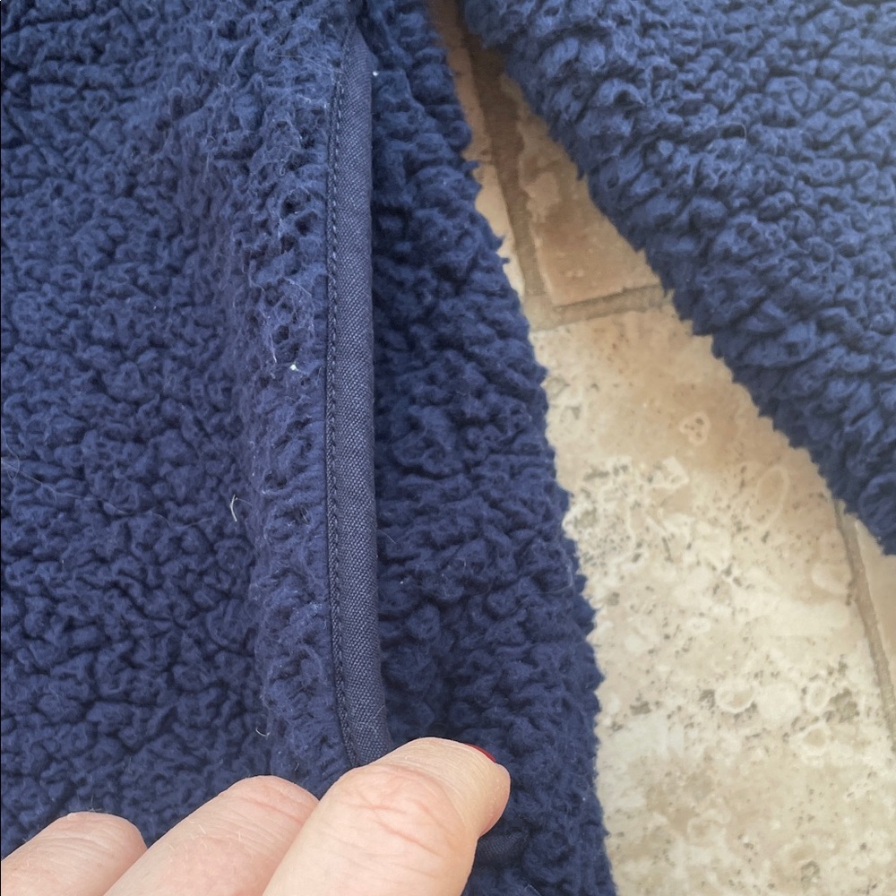 JOULES 11y Cozy Navy Kids Fleece Pullover - Picture 4 of 6